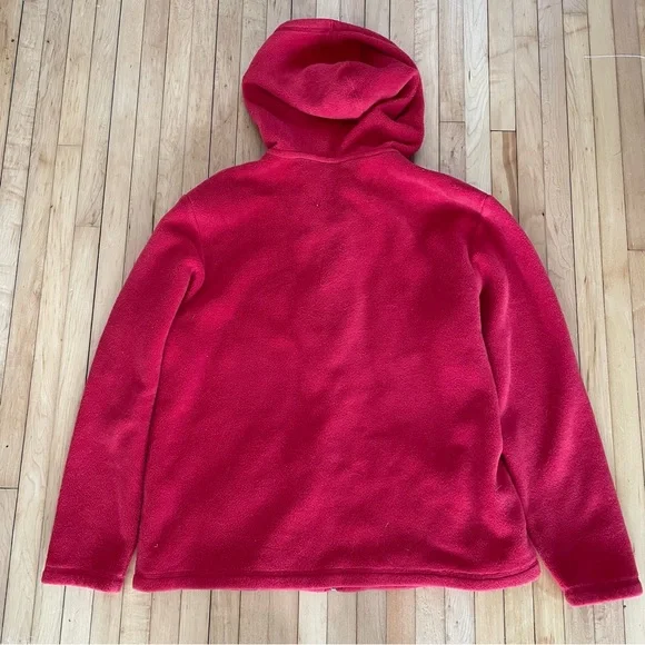 Fleece Red Peanuts Snoopy zip up hoodie - Picture 6 of 8